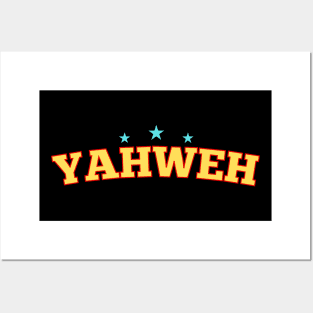 Yahweh | Christian Typography Posters and Art